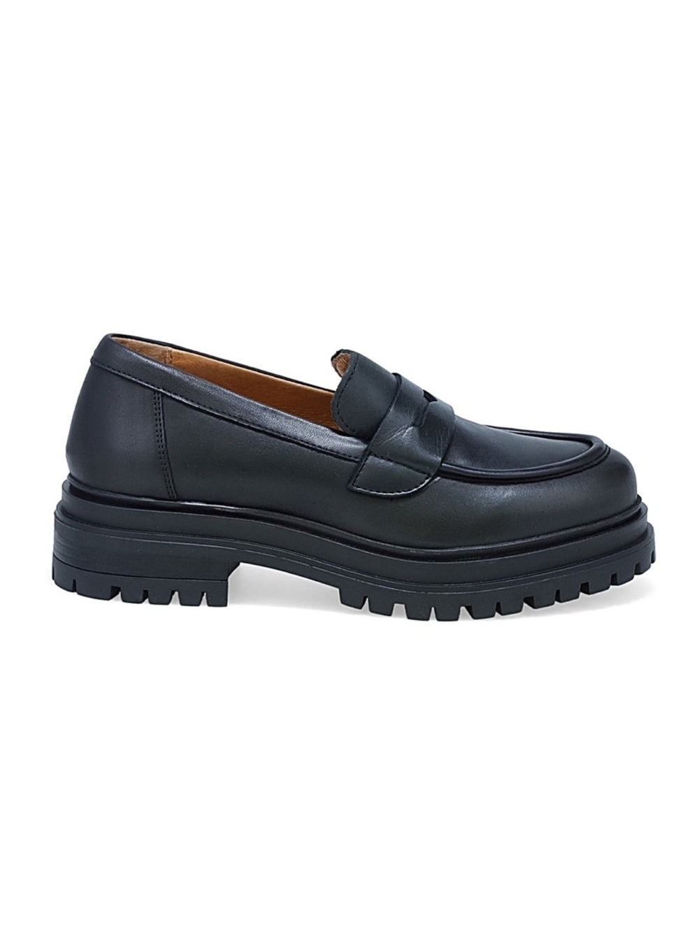 Miz Mooz Legend Loafer 39 Black Platform Chunky 8.5-9 - Picture 2 of 11
